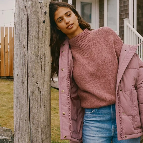 MADEWELL: Dillon Mockneck Pullover Sweater medium - Picture 3 of 8